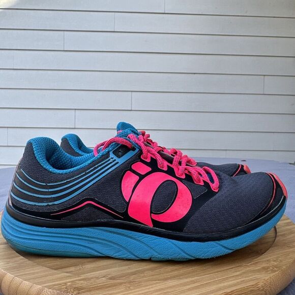 Pearl Izumi Project EM Road N2 Running Shoes Sneakers Womens Size 8 Blue Pink - Picture 1 of 9